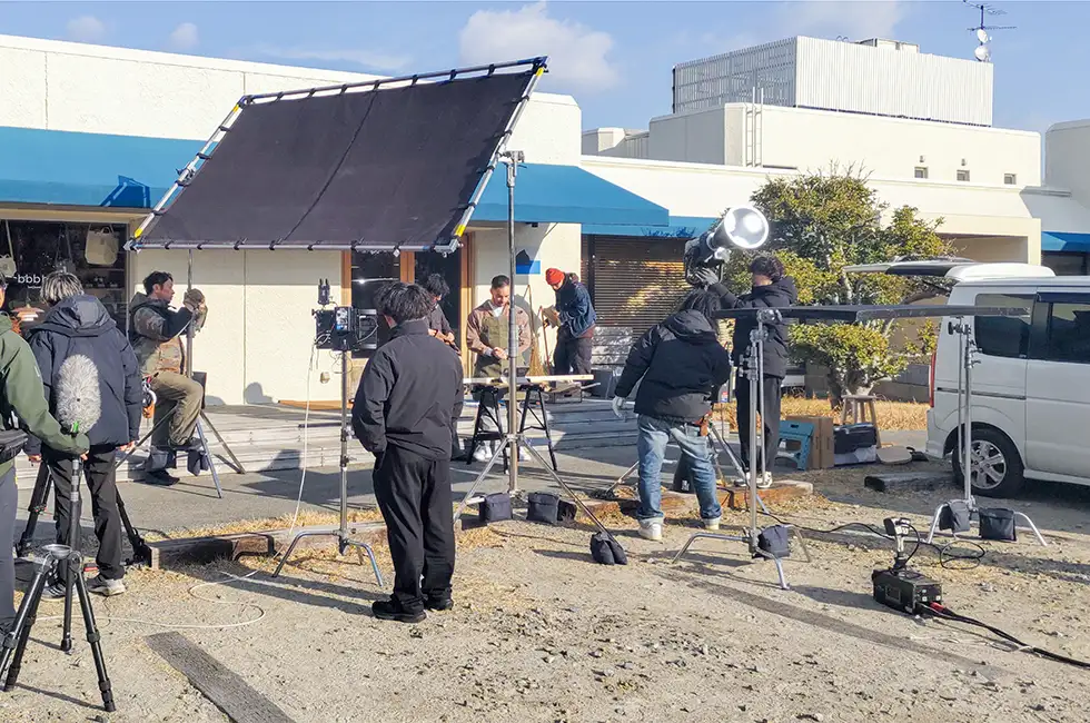 企画制作部 若手男性社員の1日の様子